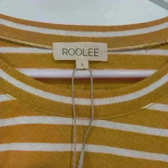 Roolee Striped Women's LG Shirt NWT - Picture 3 of 7